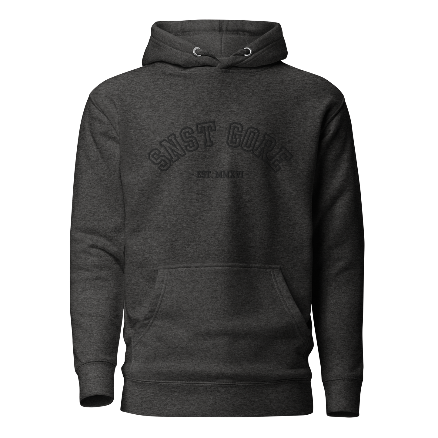 SNST GORE Varsity Hoodie (Black Embroidery)