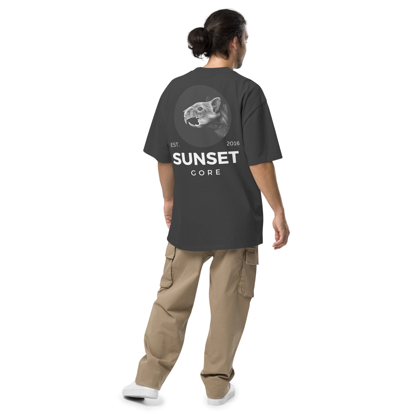 RAT Oversized T - Faded Black