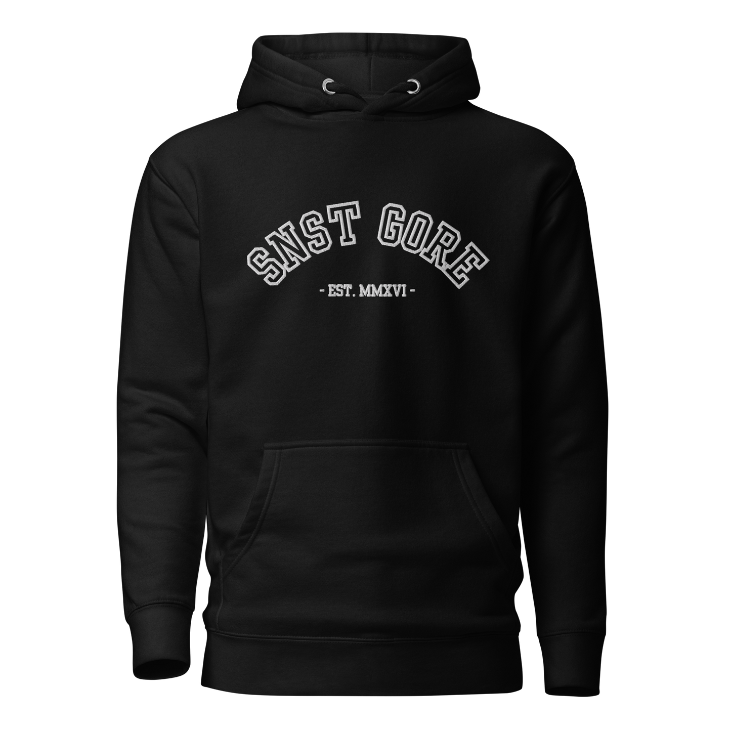 SNST GORE Varsity Hoodie (White Embroidery)