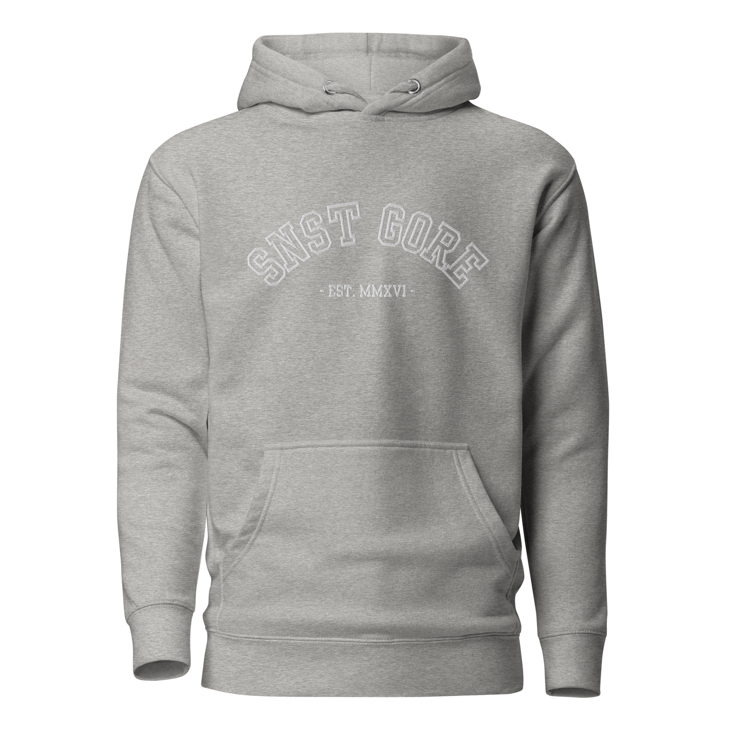 SNST GORE Varsity Hoodie (White Embroidery)